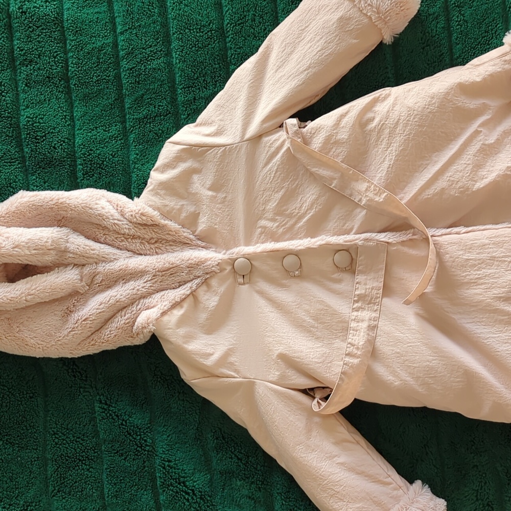 Girls size 4 reversible coat